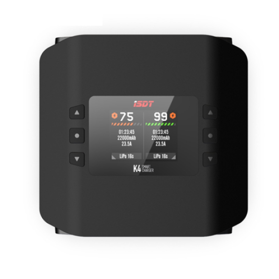 K4 Charger Baterai LiPo Dual Channel – Ideal untuk Mainan RC, Steker EU